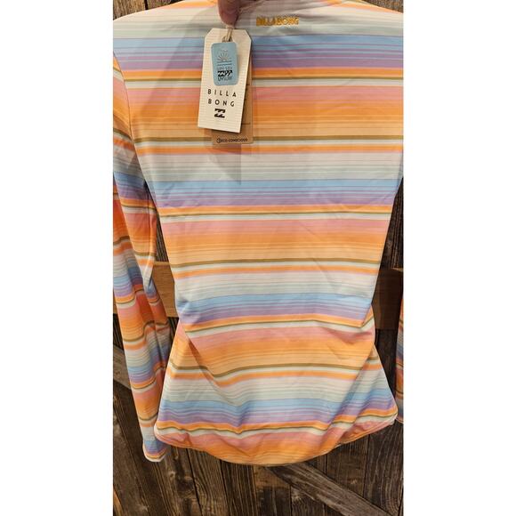 NWT Billabong Blissed Out Long Sleeve One-Piece Swimsuit bodysuit 14 upf protect - Picture 3 of 10